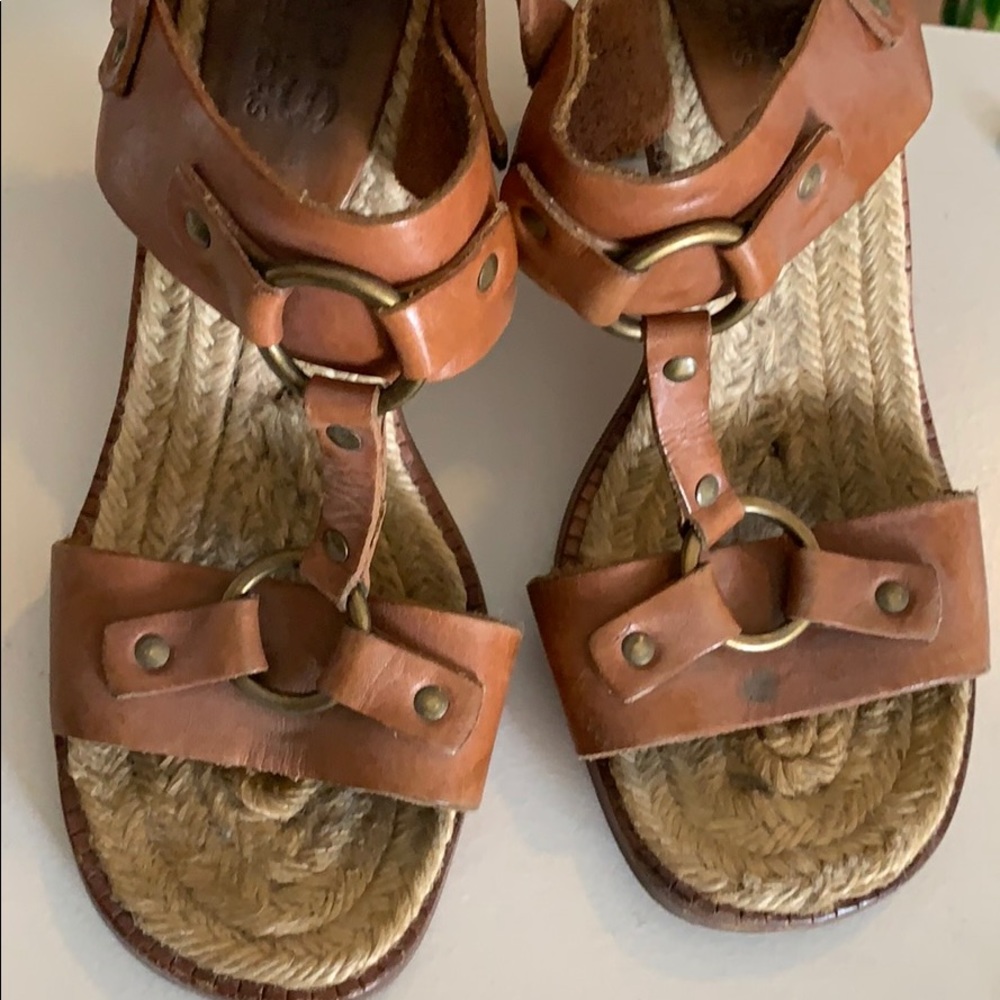 Michael Kors Leather Sandal 8m - Picture 5 of 11